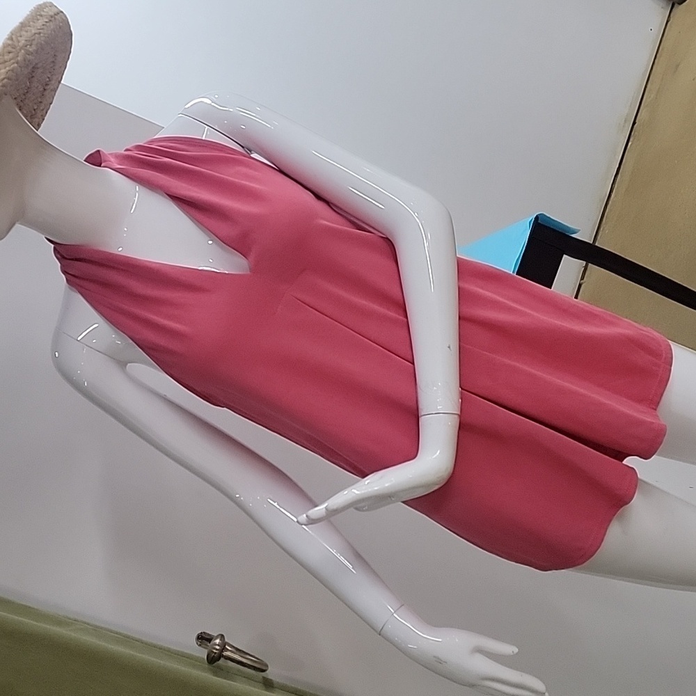 Green Envelope Coral Sleeveless V Neck Size Large